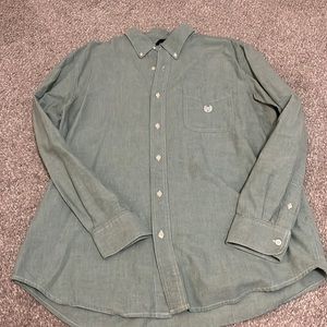 Chaps size large green men’s button down